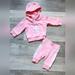 Adidas Matching Sets | Adidas Originals Baby Girl Adicolor Hoodie Set | Color: Pink/White | Size: 6mb