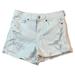 American Eagle Outfitters Shorts | American Eagle Cuffed Mom Shorts Womens Size 6 Reg White Denim Stretch Pants | Color: White | Size: 6