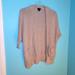 American Eagle Outfitters Sweaters | American Eagle Sand Tan Smocked Sleeve Oversized Open Cardigan Sz. Xs | Color: Cream/Tan | Size: Xs