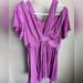 Anthropologie Dresses | Anthropologie Purple Draped Mini Dress | Color: Purple | Size: 10p