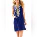 Lilly Pulitzer Dresses | Carlotta Stretch Shift Dress- Lilly Pulitzer, Size 8 | Color: Blue | Size: 8