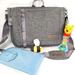 Columbia Bags | Columbia Diaper Bag Vista Hills Grey W Thermal Bottle Pocket & Removeable Pad | Color: Gray | Size: Large