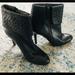 Coach Shoes | Coach Black Leather Ankle Cuff Boots | Color: Black | Size: 9.5