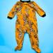 Disney One Pieces | Disney Mickey Mouse Halloween Footed One Piece, Size 6/9 Months, Mummies Candy | Color: Black/Orange | Size: 6-9mb