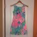 Lilly Pulitzer Dresses | Lilly Pulitzer Delia Shift Dress In Let’s Cha Cha, Size 00. | Color: Blue/Pink | Size: 00
