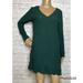 Madewell Dresses | Madewell Long Sleeve Button Front Dress | Color: Green | Size: M