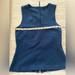 J. Crew Tops | J Crew Fitted Peplum Blue Top Size Small | Color: Blue | Size: S