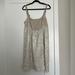 Anthropologie Dresses | Anthropologie Left Of Center Champagne Brocade And Lace Dress | Color: Cream | Size: 12