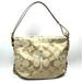 Coach Bags | Coach Signature Gold Hobo Duffle Shoulder Handbag | Color: Gold/Tan | Size: 14”L X 11”H X 4”W