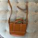 J. Crew Bags | J.Crew Brown/Tan Mini Montauk Tote In Leather Small Purse Carry All Crossbody | Color: Brown/Tan | Size: Os