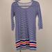 Lilly Pulitzer Dresses | Lilly Pulitzer Marlowe T-Shirt Dress Blue Stripe Small | Color: Blue/White | Size: S