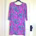 Lilly Pulitzer Dresses | Lilly Pulitzer Upf 50 Pink Elephant Sophie Boatneck Dress / Cover-Up, Size Large | Color: Pink | Size: L