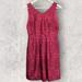 Madewell Dresses | Madewell Red Textured Dress With Chic Cutout | Color: Red | Size: 6