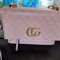 Gucci Bags | Gucci Purse | Color: Pink/White | Size: 9.06"/5.51"/2.56"