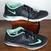 Nike Shoes | Nike Fs Lite Run 3 Running Shoes Womens Size 9 Black Mint Green 704881 001 | Color: Black | Size: 9