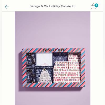 Anthropologie Kitchen | Anthropologie George & Viv Holiday Cookie Kit, New | Color: Red | Size: Os