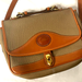 Dooney & Bourke Bags | Dooney & Bourke Brown Gray Pebbled Leather Vintage Messenger Crossbody | Color: Brown/Gray | Size: Os