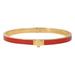 Kate Spade Jewelry | Kate Spade Red Heritage Hinged Bangle Bracelet | Color: Gold/Red | Size: Os