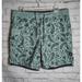 Vans Shorts | Mens Vans Paisley Sage Green Swim Board Shorts 34 | Color: Black/Green | Size: 34