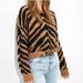 American Eagle Outfitters Sweaters | American Eagle Oversized Sweater | Color: Black/Tan | Size: Xs