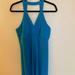 Athleta Dresses | Athleta Halter Dress, Turquoise, Xl | Color: Blue | Size: Xl