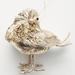 Anthropologie Holiday | Anthropologie Metallic Beaded Bird Ornament | Color: Gold | Size: Os