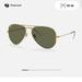 Ray-Ban Accessories | Brand New Ray Ban Classic Aviator Polarized | Color: Black/Gold | Size: Os