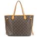 Louis Vuitton Bags | Authentic Louis Vuitton Monogram Neverfull Mm Tote Bag Hand Bag M40995 | Color: Black/Brown | Size: Os