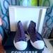 Converse Shoes | Converse High Top Sneakers | Color: Purple/Silver | Size: 5