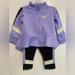 Nike Matching Sets | Infant Girls Nike Track Suit | Color: Black/Purple | Size: 6-9mb