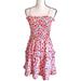 Jessica Simpson Dresses | Jessica Simpson Floral Ditsy Smocked Sundress Medium | Color: Pink/Red | Size: M