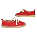 Kate Spade Shoes | Kate Spade Shoes 8 Red Espadrilles Oxford Slip Ons Sneakers Dressy Comfy Low Top | Color: Red/Tan | Size: 8