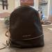 Michael Kors Bags | Michael Kors Rhea Zip Medium Mk Logo Backpack | Color: Brown | Size: Os