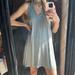 American Eagle Outfitters Dresses | American Eagle Grey Key Hole Dress | Color: Gray | Size: Xs