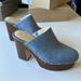 Jessica Simpson Shoes | Barely Worn Jessica Simpson Clogs 10 | Color: Blue/Brown | Size: 10