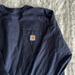 Carhartt Tops | Carhartt Long Sleve Navy Blue | Color: Blue | Size: L