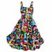 Disney Dresses | Disney Parks Dress Shop Monsters, Inc Doors Dress 3x | Color: Black | Size: 3x