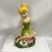Disney Art | Disney Tinkerbell Large Garden Statue Figure Vintage 90's 11.5" Tall | Color: Green/Yellow | Size: Os