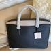 Kate Spade Bags | Kate Spade New York Leather Laptop Bag | Color: Black/Cream | Size: Os