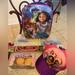 Disney Other | Encanto Backpack Gift Set Hat,Straw,Goggles,Birthday Surprise, Backpack 11x9” | Color: Pink/Purple | Size: Osg