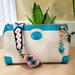 Gucci Bags | Gucci Clutch Bag Converted To A Crossbody Bag | Color: Blue/Cream | Size: Os