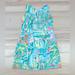 Lilly Pulitzer Dresses | Lilly Pulitzer Size 2 Courtney Sleeveless Tie-Back Mini Shift Dress #25570 | Color: Blue/Green | Size: 2