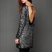 Free People Dresses | Free People Sequined Impressions Dress Sz. S | Color: Black/Silver | Size: S