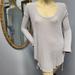 Free People Tops | Free People Ventura Hi-Lo Lightweight Waffle Weave Tunic Thermal M | Color: Blue/Gray | Size: M