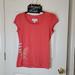 American Eagle Outfitters Tops | American Eagle Outfitters T-Shirt Junior Xl Coral Short Sleeve | Color: Pink | Size: Xlj