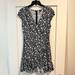 J. Crew Dresses | Cute And Flirty, Navy Blue Floral, Jcrew Dress. | Color: Blue/White | Size: 6