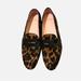 J. Crew Shoes | J Crew Animal Print Academy Calf Hair Penny Loafers | Color: Black/Brown | Size: 5.5