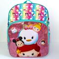 Disney Accessories | Disney Tsum Tsum Shimmer Large School Backpack 16" | Color: Blue/Pink | Size: Osg