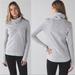 Lululemon Athletica Sweaters | Lululemon Athletica Reversible Cinched Neck Pullover Sweatshirt S/M | Color: Gray/Pink | Size: M