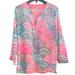 Lilly Pulitzer Tops | Lilly Pulitzer Euc Amelia Island Tunic Oh Shello Sz Xs | Color: Blue/Pink | Size: Xs